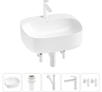 Набор Wellsee 5 в 1 Ideal накладная раковина 50x42 см 20214142R