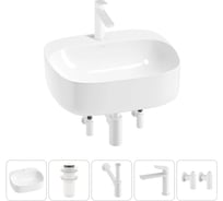 Набор Wellsee 5 в 1 Ideal накладная раковина 50x42 см 20214110R