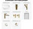 Набор Wellsee 7 в 1 Ideal накладная раковина 50x42 см 20218713R 13