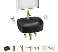 Набор Wellsee 7 в 1 Ideal накладная раковина 50x42 см 20218720R