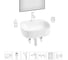 Набор Wellsee 7 в 1 Ideal накладная раковина 50x42 см 20218706R 1