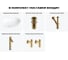 Акционный набор Wellsee 5 в 1 Brillant iCon накладная раковина 60x40 см 20214657R 11