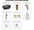 Акционный набор Wellsee 7 в 1 Brillant iCon накладная раковина 60x40 см 20218750R 13