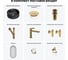 Акционный набор Wellsee 8 в 1 Praxis накладная раковина 40x40 см 20218808R 13