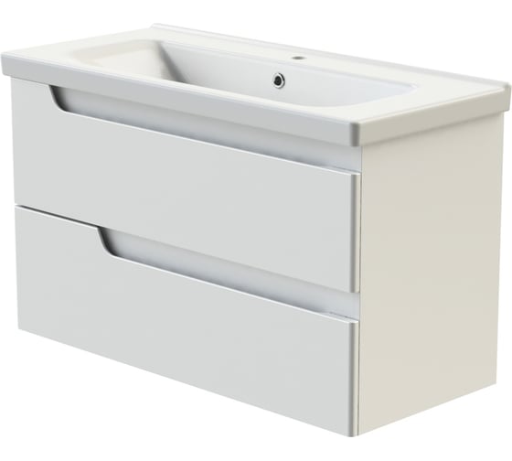 Подвесная тумба Orange TOPLINE Milano 100-02 с умывальником TP-MR100