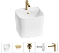 Набор Wellsee 5 в 1 M1 Limited Edition подвесная раковина 45x42 см 20217282R