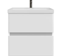 Тумба с раковиной RUVANN WELLA 50 + Moduo 50 в ванную подвесная Т.WELLA.П-50П-KIT-MOD