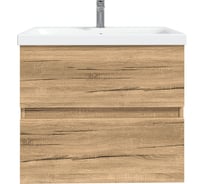 Тумба с раковиной RUVANN DREVA 50 + Moduo 50 в ванную подвесная Т.DREVA.Д-50П-KIT-MOD