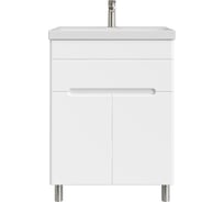 Тумба с раковиной RUVANN NIKA 50 + Moduo 50 в ванную напольная Т.NIKA.П-50Н-KIT-MOD