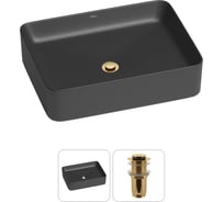 Набор Wellsee 2 в 1 Mint накладная раковина 50x38 см 20212495R