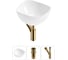Набор Wellsee 3 в 1 Nexus Flex накладная раковина 38x36 см 20214013R 1