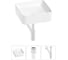 Набор Wellsee 3 в 1 Mint накладная раковина 37x37 см 20212456R 1