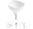 Набор Wellsee 3 в 1 Nexus Flex накладная раковина 38x36 см 20214014R 1