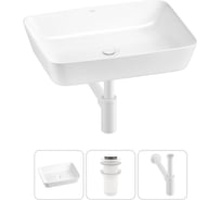 Набор Wellsee 3 в 1 Cromulent накладная раковина 56x40 см 20213569R