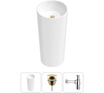 Набор Wellsee 3 в 1 Callipy Art напольная раковина 40x40x84 см 20213304R