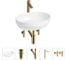 Набор Wellsee 5 в 1 Air Gap R накладная раковина 50x36 см 20212403R 1