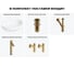 Набор Wellsee 5 в 1 Air Gap R накладная раковина 50x36 см 20212403R 11