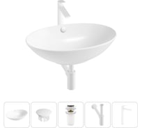 Набор Wellsee 5 в 1 Bliss накладная раковина 63x42 см 20217104R