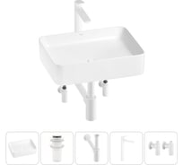 Набор Wellsee 5 в 1 Mint накладная раковина 50x38 см 20212492R