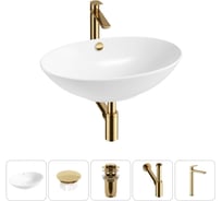 Набор Wellsee 5 в 1 Bliss накладная раковина 63x42 см 20217106R