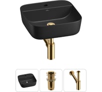 Акционный набор Wellsee 3 в 1 Preen накладная раковина 40x40 см 20214308R