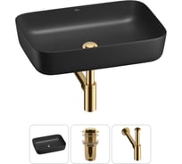 Акционный набор Wellsee 3 в 1 Preen накладная раковина 50x40 см 20214268R