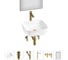 Акционный набор Wellsee 6 в 1 Preen накладная раковина 39x39 см 20218265R 1