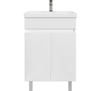 Тумба с раковиной RUVANN FORTO 50 + Moduo 50 в ванную напольная Т.FORTO.П-50Н-KIT-MOD