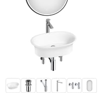 Набор Wellsee 6 в 1 Faze Moment накладная раковина 60x39 см 20219017R