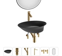 Набор Wellsee 6 в 1 Faze Moment накладная раковина 55x32 см 20218761R