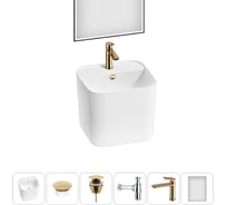 Набор Wellsee 6 в 1 M1 Limited Edition подвесная раковина 45x42 см 20219074R