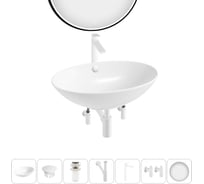 Набор Wellsee 7 в 1 Bliss накладная раковина 63x42 см 20218836R