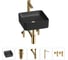 Набор Wellsee 5 в 1 Mint накладная раковина 37x37 см 20212476R 1