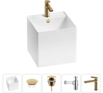 Набор Wellsee 5 в 1 M1 Limited Edition подвесная раковина 42x42 см 20217286R