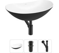 Набор Wellsee 3 в 1 Carefree Dove накладная раковина 60x36 см 20212325R