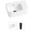 Комплект Wellsee 2 в 1 Lavinia Boho Bathroom Sink накладная/подвесная раковина 37x25 см 20216554R 1