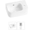 Комплект Wellsee 2 в 1 Lavinia Boho Bathroom Sink накладная/подвесная раковина 37x25 см 20216556R 1