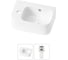 Комплект Wellsee 2 в 1 Lavinia Boho Bathroom Sink накладная/подвесная раковина 37x25 см 20216528R 1