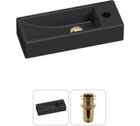 Комплект Wellsee 2 в 1 Lavinia Boho Bathroom Sink накладная/подвесная раковина 38x14 см 20215955R