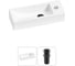 Комплект Wellsee 2 в 1 Lavinia Boho Bathroom Sink накладная/подвесная раковина 38x14 см 20215938R 1