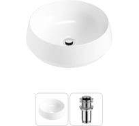 Комплект Wellsee 2 в 1 Lavinia Boho Bathroom Sink накладная раковина 38x38 см 20215380R