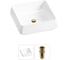 Комплект Wellsee 2 в 1 Lavinia Boho Bathroom Sink накладная раковина 38x38 см 20215414R 1