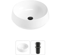 Комплект Wellsee 2 в 1 Lavinia Boho Bathroom Sink накладная раковина 38x38 см 20215381R