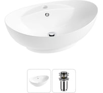 Комплект Wellsee 2 в 1 Lavinia Boho Bathroom Sink накладная раковина 59x39 см 20215143R