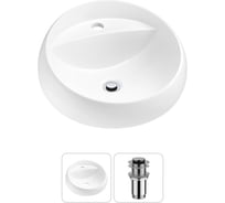 Комплект Wellsee 2 в 1 Lavinia Boho Bathroom Sink накладная раковина 43x43 см 20215111R