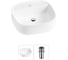 Комплект Wellsee 2 в 1 Lavinia Boho Bathroom Sink накладная раковина 42x42 см 20215476R 1