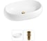 Комплект Wellsee 2 в 1 Lavinia Boho Bathroom Sink накладная раковина 56x33 см 20215081R 1