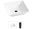 Комплект Wellsee 2 в 1 Lavinia Boho Bathroom Sink накладная раковина 42x42 см 20215160R 1