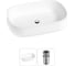 Комплект Wellsee 2 в 1 Lavinia Boho Bathroom Sink накладная раковина 55x40 см 20215460R 1