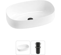 Комплект Wellsee 2 в 1 Lavinia Boho Bathroom Sink накладная раковина 55x35 см 20215822R